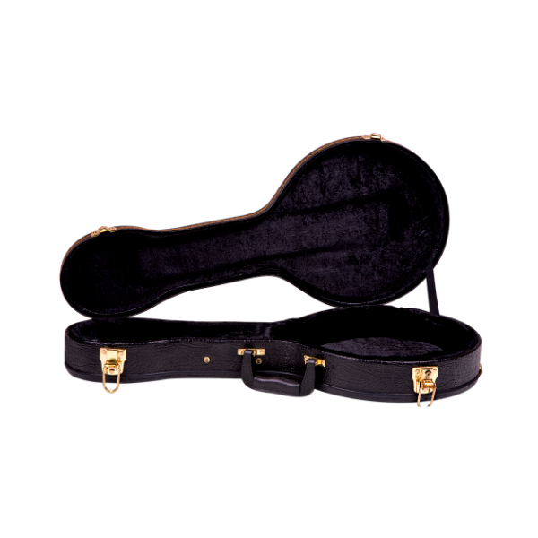  Trinity College TM-325B Standard Celtic Octave Mandolin with  Hardshell Case - Black Top : Musical Instruments