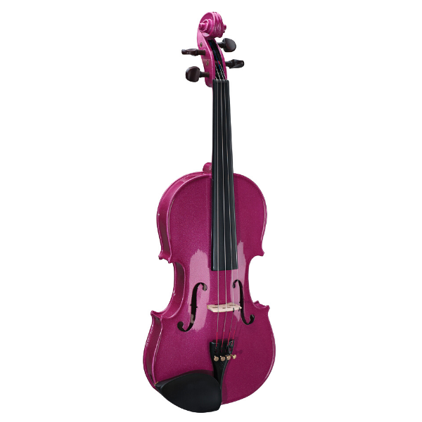 Violin - Stentor Harlequin Violin 1/2 Pink with Case