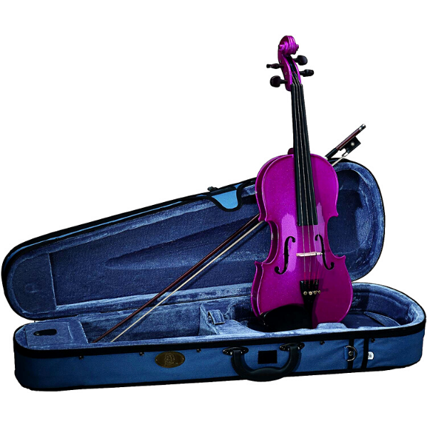 Violin - Stentor Harlequin Violin 4/4 Pink with Case