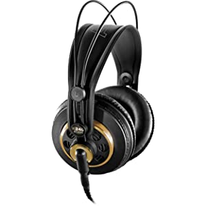 Headphones- AKG Pro Audio K240 STUDIO Over-Ear, Semi-Open, Professional Studio Headphones