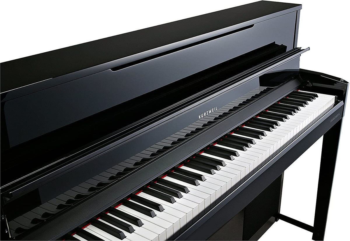 Piano - Kurzweil Home - (EA) Piano Upright Compact Ebony Polish - 2 Box
