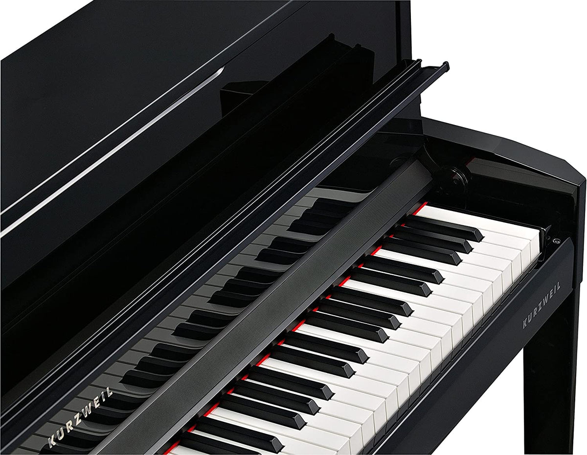 Piano - Kurzweil Home - (EA) Piano Upright Compact Ebony Polish - 2 Box