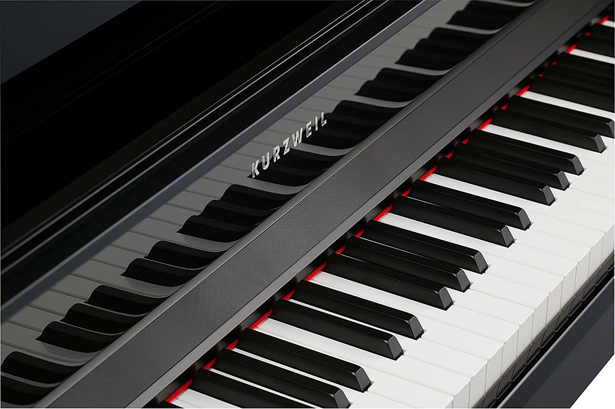 Piano -Kurzweil Home - (EA) Piano Upright Compact Ebony Polish - 2 Box