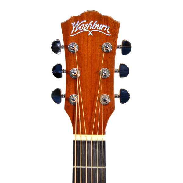 Washburn Guitars Apprentice 5 Series Folk Dreadnought with Hard Shell Case