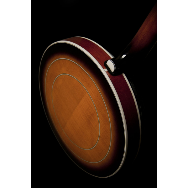 Washburn Guitars Five String Remo Head Banjo Tobacco Sunburst