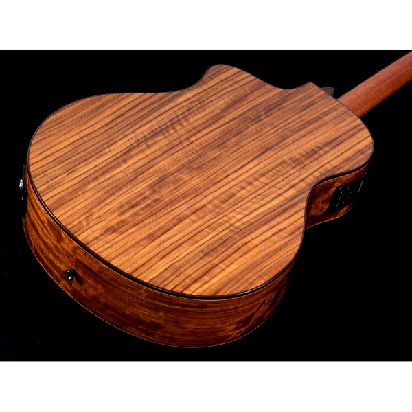 Washburn VITE S9V Bella Tono Studio Cutaway Acoustic Electric Guitar Gloss Charcoal Burst