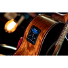 Washburn VITE S9V Bella Tono Studio Cutaway Acoustic Electric Guitar Gloss Charcoal Burst
