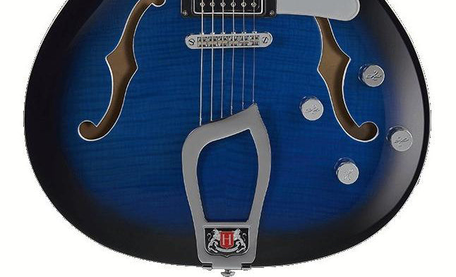 Hagstrom Super Viking Semi-Hollow Body Dark Baltic Sea