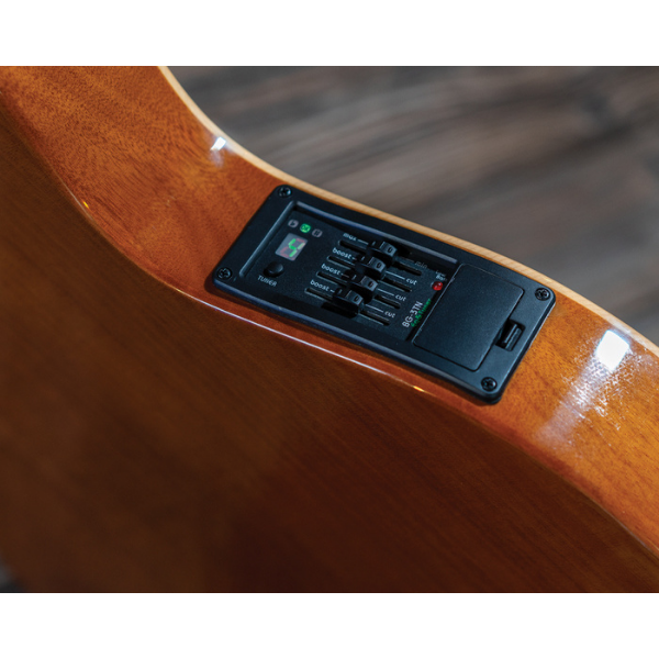 Washburn Festival Series Nylon String Cutaway Classical Acoustic Electric Guitar