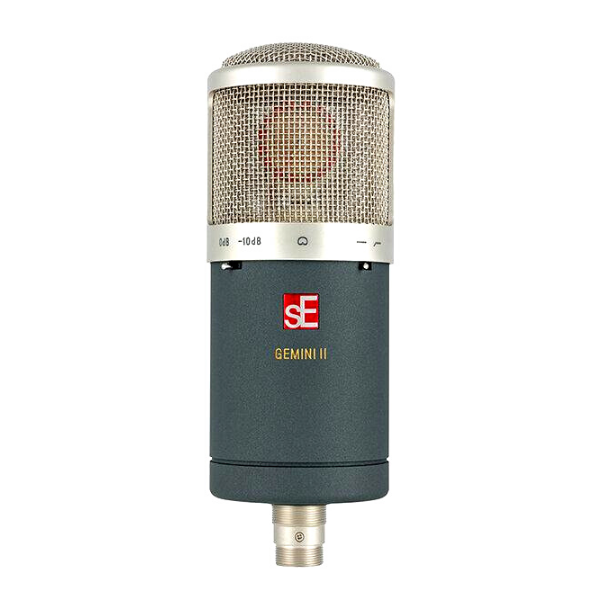 Microphone-SE Electronics Dual Tube Cardioid Condenser Microphone with Shockmount and Case