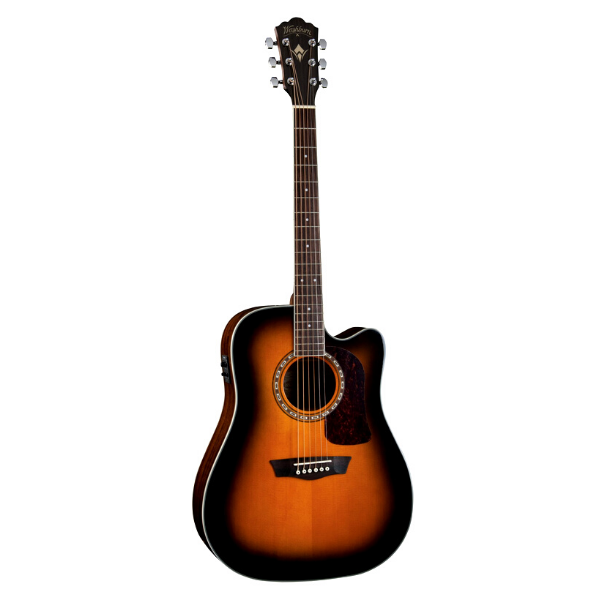 Washburn Heritage 10 Series Dreadnought Cutaway Acoustic Electric Guitar