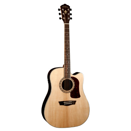 Washburn Dreadnought Cutaway Acoustic Electric Guitar