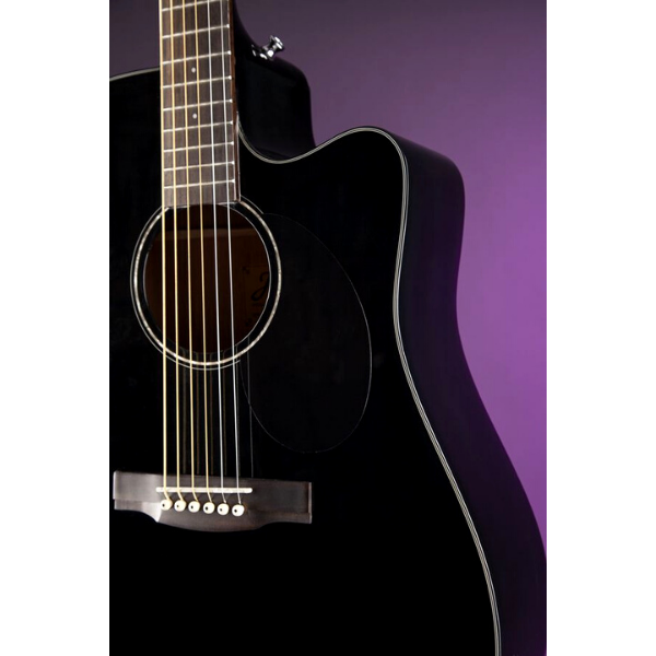 Jasmine Dreadnought Acoustic Guitar Black