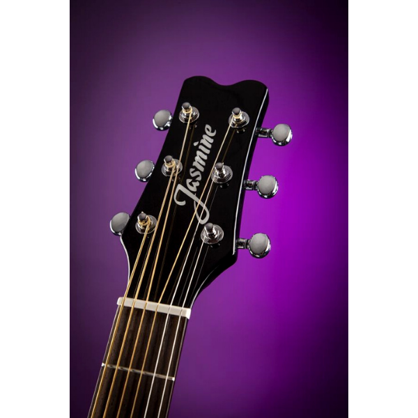 Jasmine Dreadnought Acoustic Guitar Black