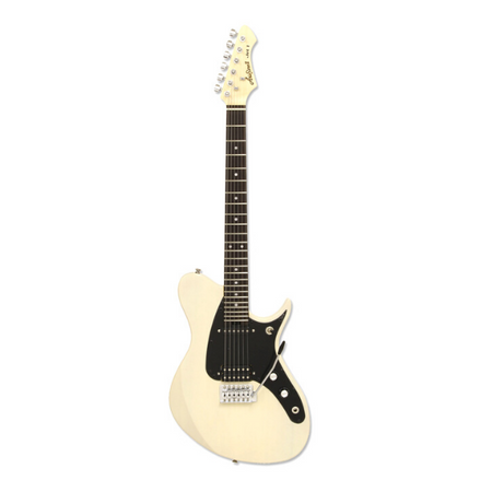 Aria Pro II Electric Gtr-See Through Vintage Whitet-1-SVW