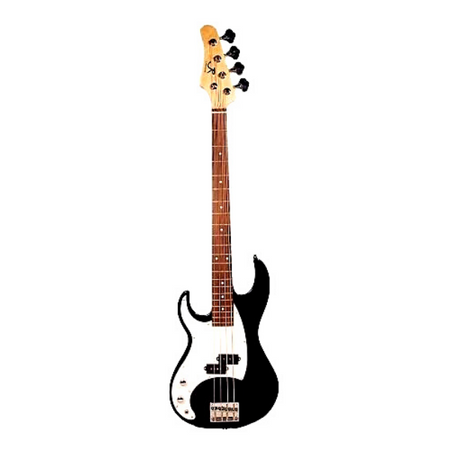 J Reynolds - J. Reynold Left Hand Electric Bass Guitar Black