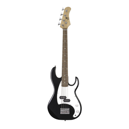 J Reynolds Black Electric Bass 7/8 Size