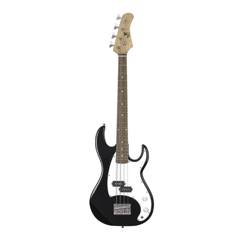 J Reynolds Black Electric Bass 7/8 Size