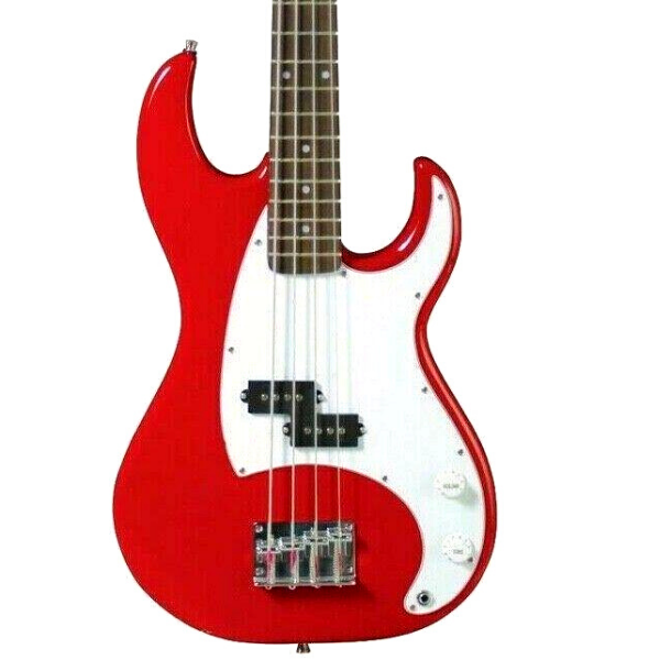 J Reynolds Red Electric Bass 7/8 Size