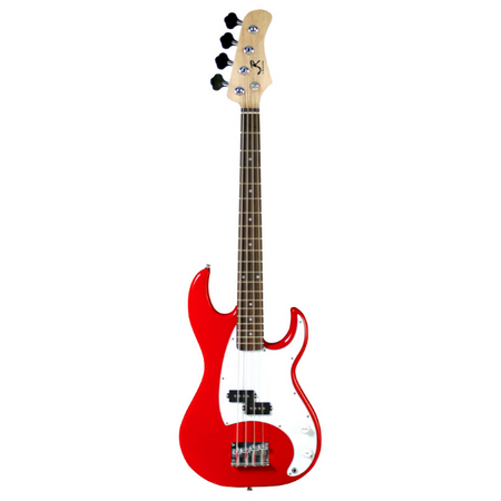 J Reynolds Red Electric Bass 7/8 Size