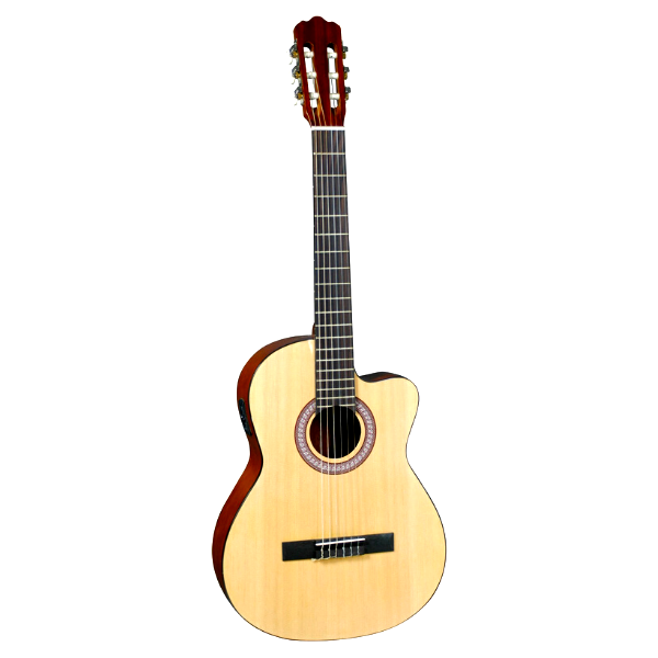 J Reynolds Nylon String Acoustic-Electric Classical Guitar