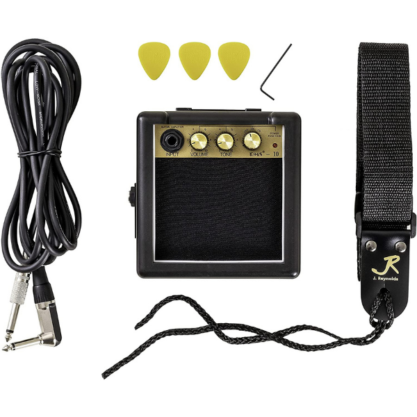 J Reynolds Mini Electric Guitar Pack Blue