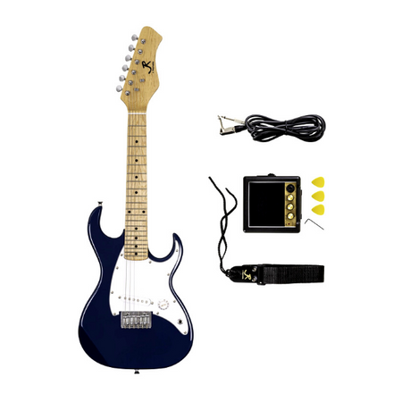 J Reynolds Mini Electric Guitar Pack Blue