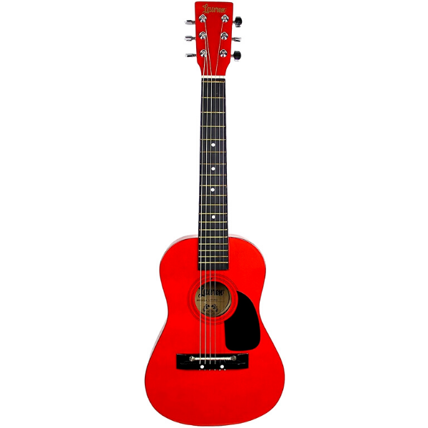 Lauren LAPKMRD 30" Acoustic Guitar Package Red