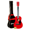 Lauren LAPKMRD 30" Acoustic Guitar Package Red