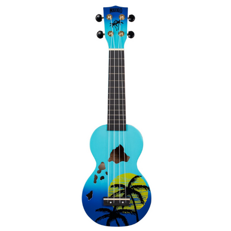 Ukulele - Mahalo Hawaii Soprano Ukulele Blue Burst