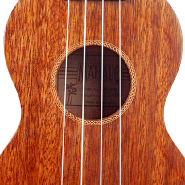 Ukulele - Mahalo Java Soprano Trans Brown