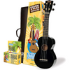 Ukulele -  Mahalo Rainbow Black Learn 2 Play Essential Kit