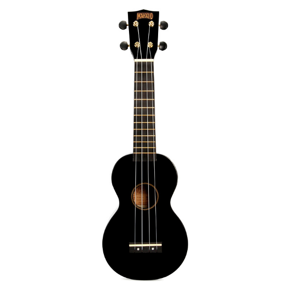 Ukulele -  Mahalo Rainbow Black Learn 2 Play Essential Kit