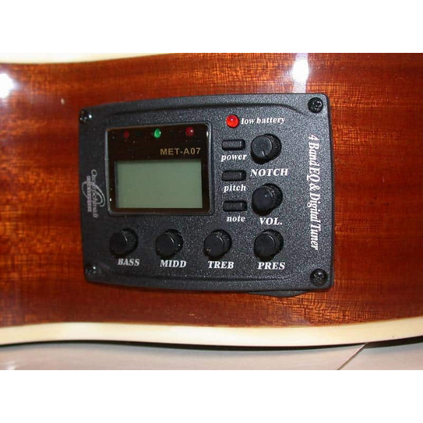 Oscar Schmidt Folk Left-Handed Cutaway Acoustic Electric Guitar. Natural Spruce