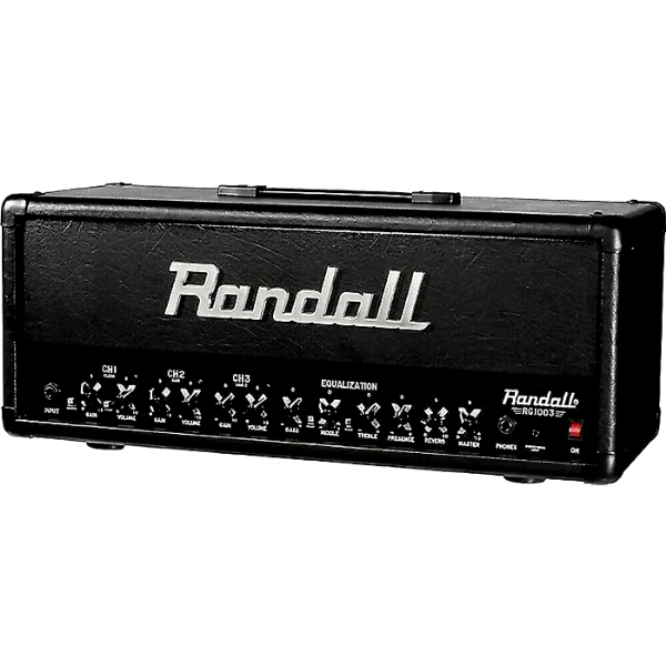 AMP - Randall 100W 3 CH FETSolid State GTR H100 w guitar amp w 2 button fo