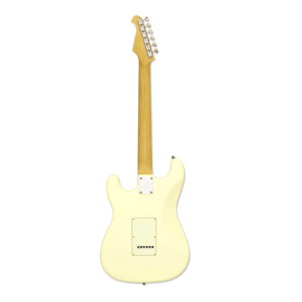 ARIA MODERN CLASSIC STRAT STYLE IN VINTAGE WHITE
