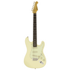 ARIA MODERN CLASSIC STRAT STYLE IN VINTAGE WHITE