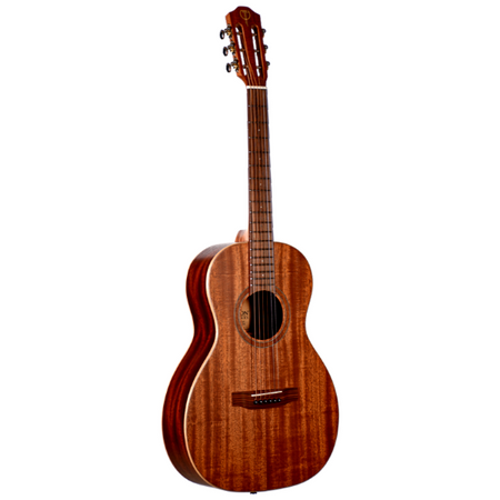 Teton Guitars Parlor Guitar in Solid Top African Mahogany