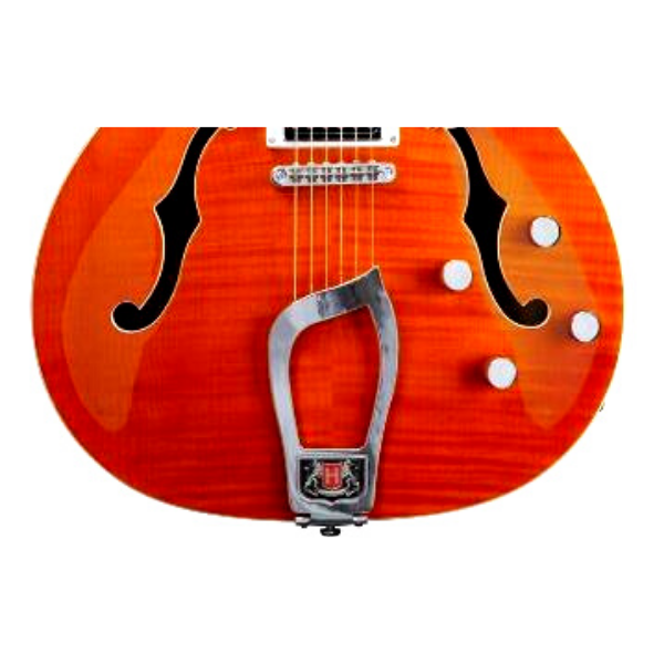 Hagstrom Super Viking Semi-Hollow Body Mandarin