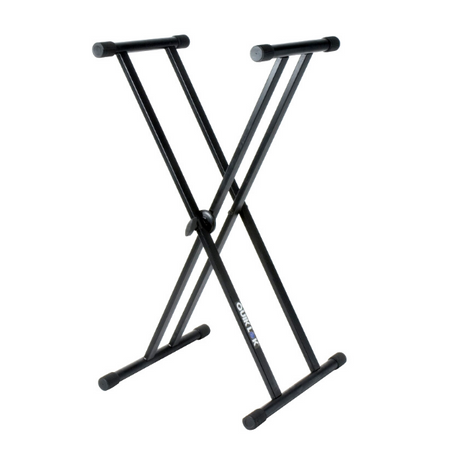 Stand - Quik Lok T-20BK X Stand for Keyboard/Single Tier Double Brace