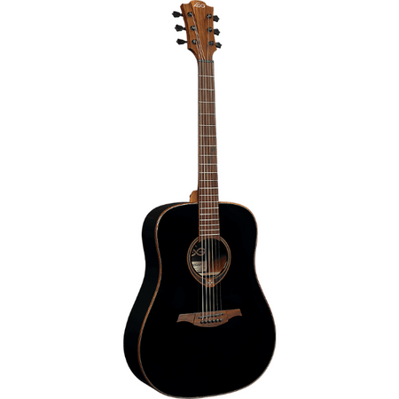 LAG T118D-BLK Tramontane Dreadnought Acoustic Guitar