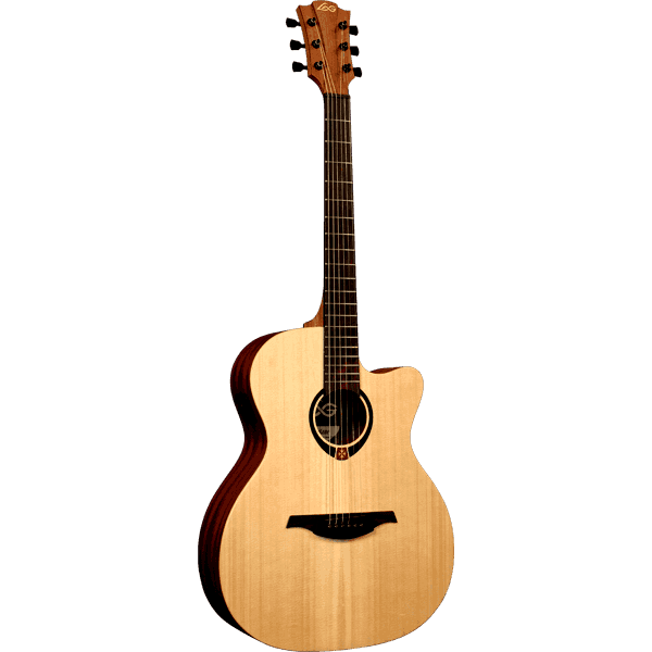 LAG Tramontane Auditorium Cutaway Acoustic-Electric Guitar