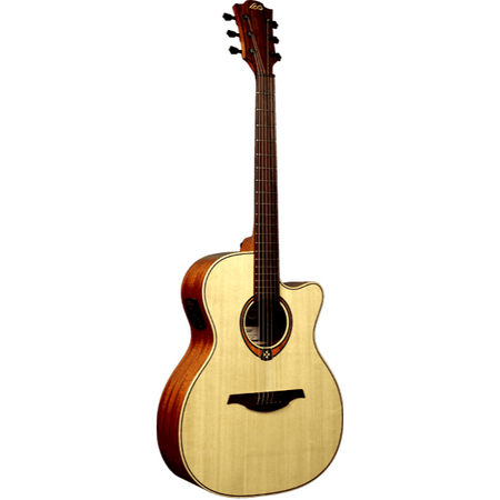 LAG Tramontane Auditorium Cutaway Acoustic-Electric Guitar