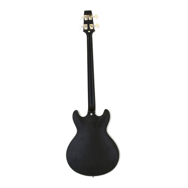 ARIA PRO II HOLLOW BODY ELECTRI BASS STAINED BLACK