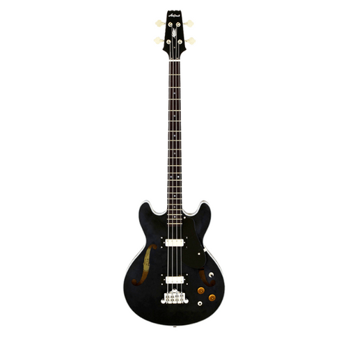 ARIA PRO II HOLLOW BODY ELECTRI BASS STAINED BLACK