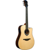 LAG Tramontane Dreadnought Cutaway Acoustic Guitar with Hyvibe