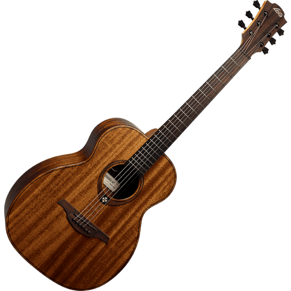 LAG Tramontane Travel Guitar Khaya Acoustic Natural w/Bag