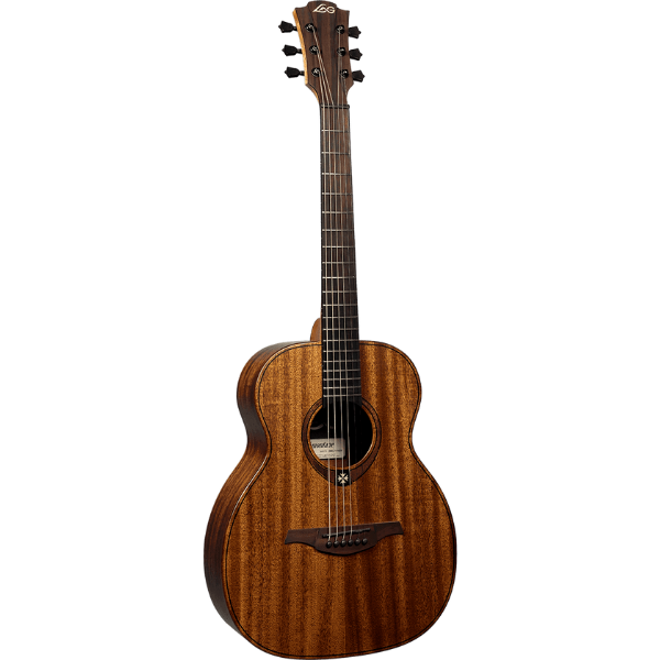 LAG Tramontane Travel Guitar Khaya Acoustic Natural w/Bag