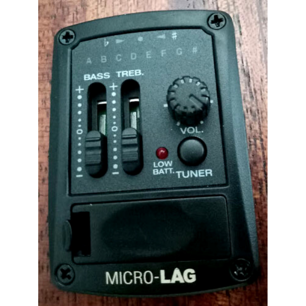 LAG Tramontane Travel Guitar Khaya A/E Natural w/Bag