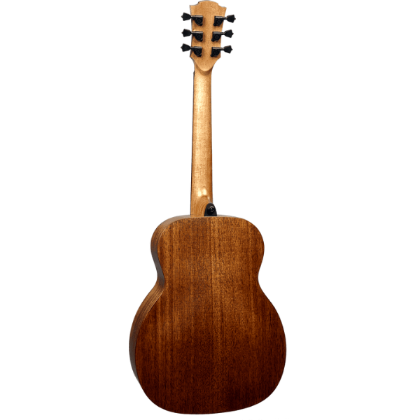 LAG Tramontane Travel Guitar Khaya A/E Natural w/Bag